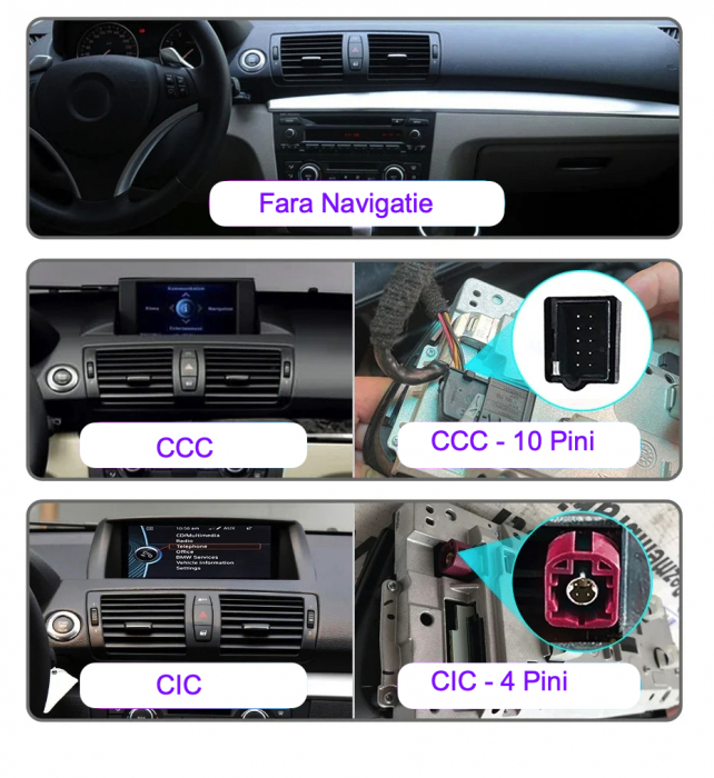 Navigatie Dedicata BMW Seria 1 E81/E82/E87/E88 (2005-2013), 10.25 Inch, 4Gb Ram, 64Gb Stocare, Carplay [9]