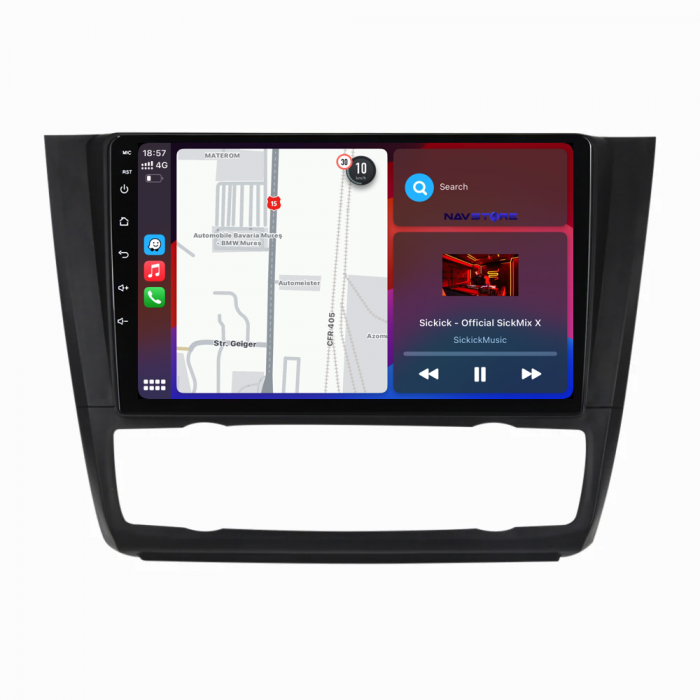 Navigatie Dedicata Bmw Seria 1 E82/E88/E81/E87 (2004-2011), 9Inch, 2Gb Ram, 64Gb Stocare, CarPlay [3]