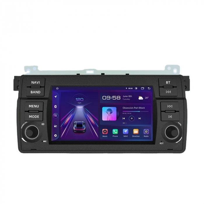 Navigatie Android Dedicata BMW Seria 3 E46 (1998 - 2006), 7Inch, 4Gb Ram, 64Gb Stocare, Bluetooth, WiFi, Carplay [3]