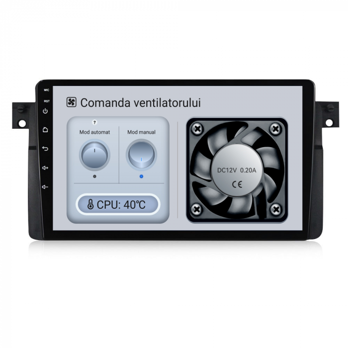 Navigatie Dedicata BMW Seria3 E46 (1997-2005), 9Inch, 6Gb Ram, 128Gb Stocare, Carplay [6]