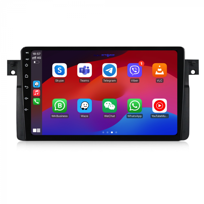 Navigatie Dedicata BMW Seria3 E46 (1997-2005), 9Inch, 6Gb Ram, 128Gb Stocare, Carplay [4]