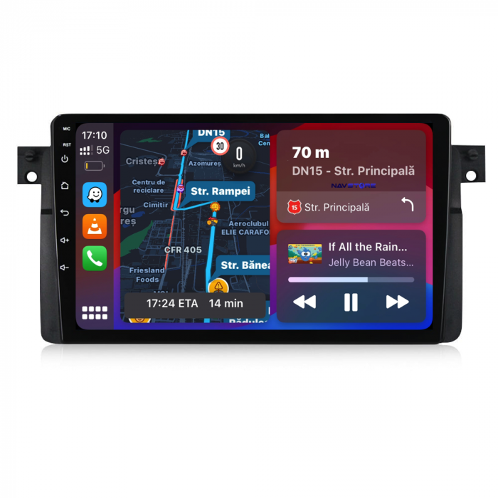 Navigatie Dedicata BMW Seria3 E46 (1997-2005), 9Inch, 6Gb Ram, 128Gb Stocare, Carplay [2]