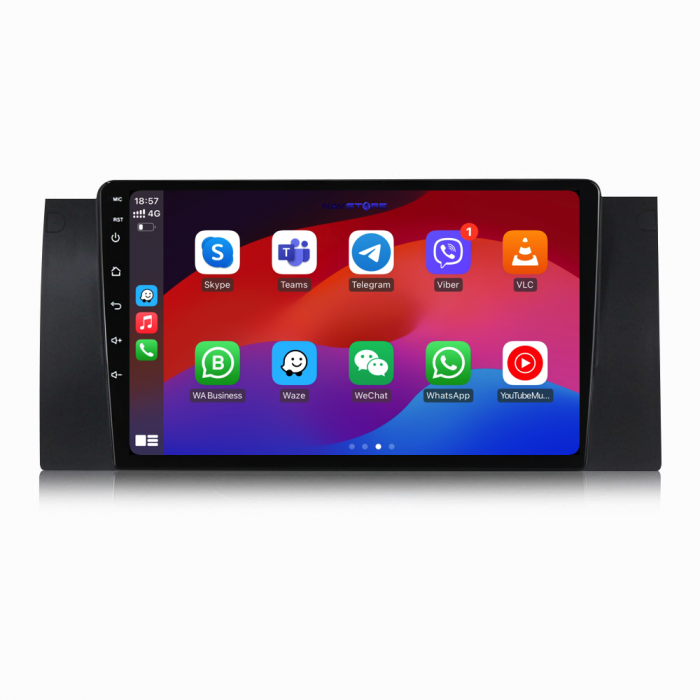 Navigatie Dedicata BMW Seria5 E39/X5 E53 (1995-2003), 9Inch, 6Gb Ram, 128Gb Stocare, Carplay [4]