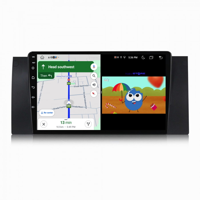Navigatie Dedicata BMW Seria5 E39/X5 E53 (1995-2003), 9Inch, 8Gb Ram, 256Gb Stocare, Carplay [5]