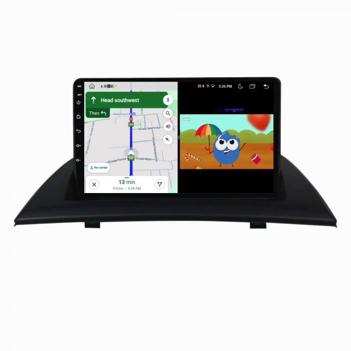 Navigatie Dedicata BMW X3 E83 (2004-2012), 9Inch, 8Gb Ram, 256Gb Stocare, Carplay [5]