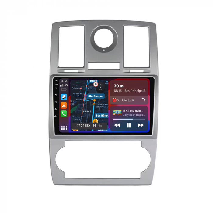 Navigatie Android Dedicata Chrysler 300C (2004-2008), 9Inch, 6Gb Ram, 128Gb Stocare, Carplay [2]