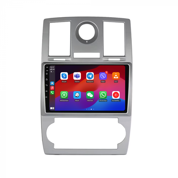 Navigatie Dedicata Chrysler 300C (2004-2008), 9Inch, 8Gb Ram, 256Gb Stocare, Carplay [4]