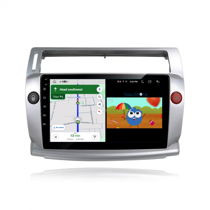 Navigatie Dedicata Citroen C4 (2004-2009), 9Inch, 8Gb Ram, 256Gb Stocare, Carplay [5]