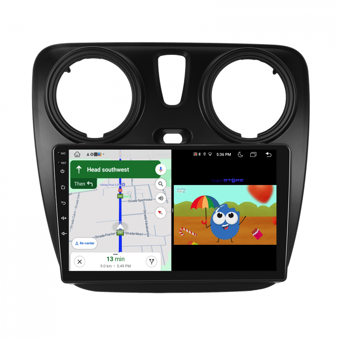 Navigatie Dedicata Dacia Dokker / Lodgy (2012-2020), 9Inch, 6Gb Ram, 128Gb Stocare, Carplay [5]