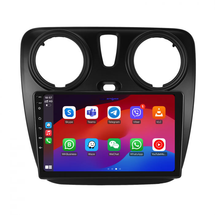 Navigatie Dedicata Dacia Dokker / Lodgy (2012-2020), 9Inch, 6Gb Ram, 128Gb Stocare, Carplay [4]