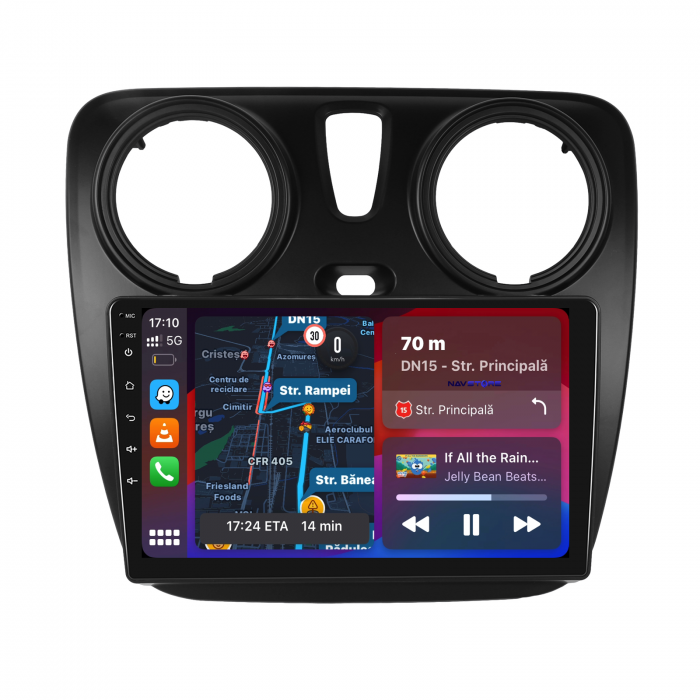 Navigatie Dedicata Dacia Dokker / Lodgy (2012-2020), 9Inch, 6Gb Ram, 128Gb Stocare, Carplay [2]