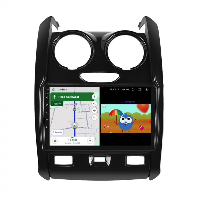 Navigatie Dedicata Dacia Duster (2010-2020), 9Inch, 8Gb Ram, 256Gb Stocare, Carplay [5]