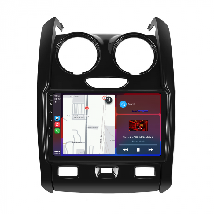 Navigatie Dedicata Dacia Duster (2010-2020), 9Inch, 8Gb Ram, 256Gb Stocare, Carplay [3]