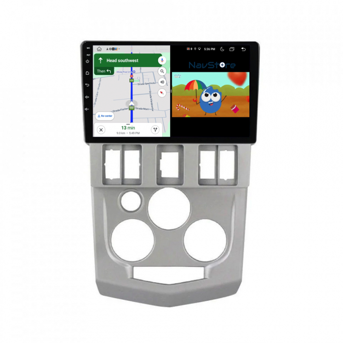 Navigatie Android Dedicata Dacia Logan 1 (2004-2008), 9Inch, 4Gb Ram, 64Gb Stocare, Bluetooth, WiFi, Carplay [7]