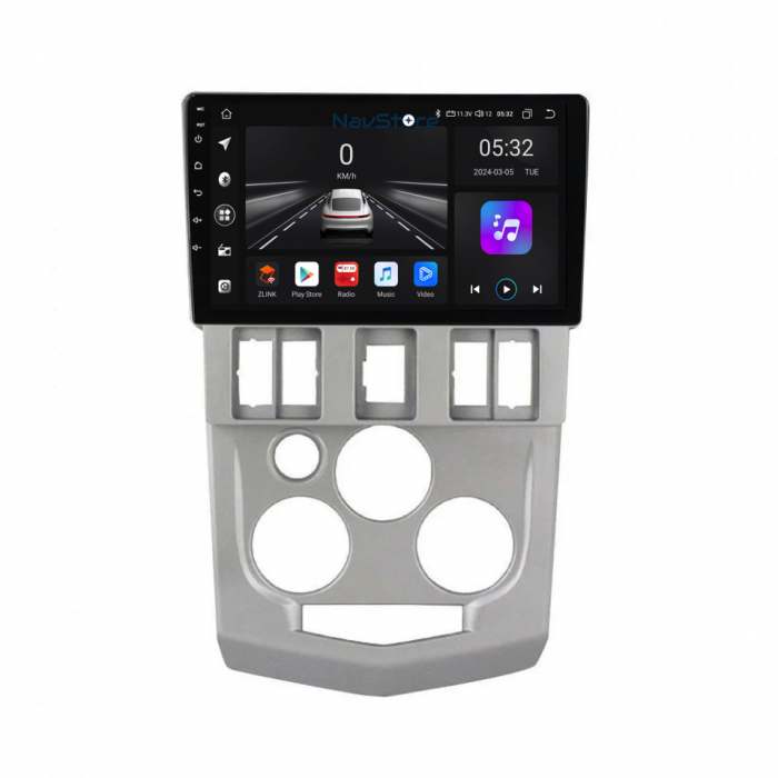Navigatie Android Dedicata Dacia Logan 1 (2004-2008), 9Inch, 4Gb Ram, 64Gb Stocare, Bluetooth, WiFi, Carplay [2]