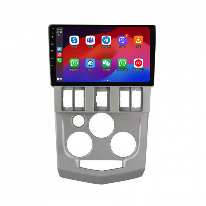 Navigatie Dedicata Dacia Logan 1 (2004-2008), 9Inch, 6Gb Ram, 128Gb Stocare, Carplay [4]