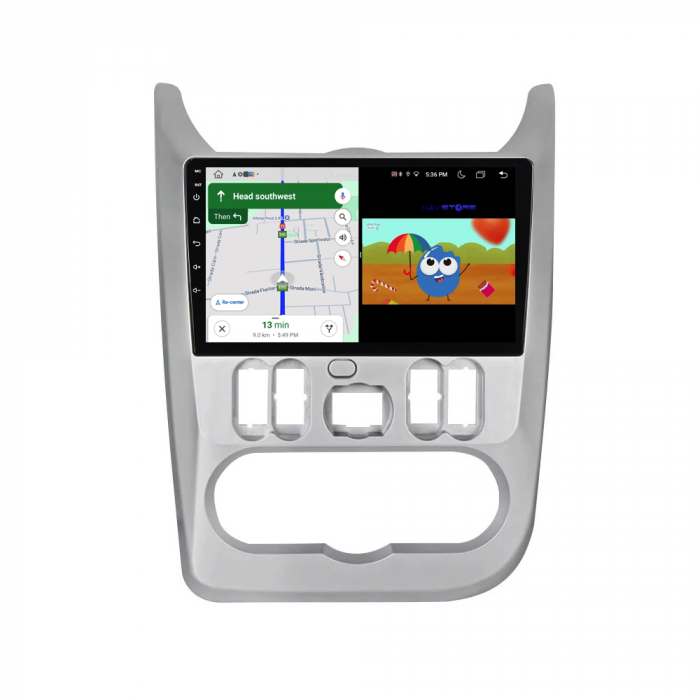 Navigatie Dedicata Dacia Logan/Duster/Sandero (2008-2013), 9Inch, 6Gb Ram, 128Gb Stocare, Carplay [5]