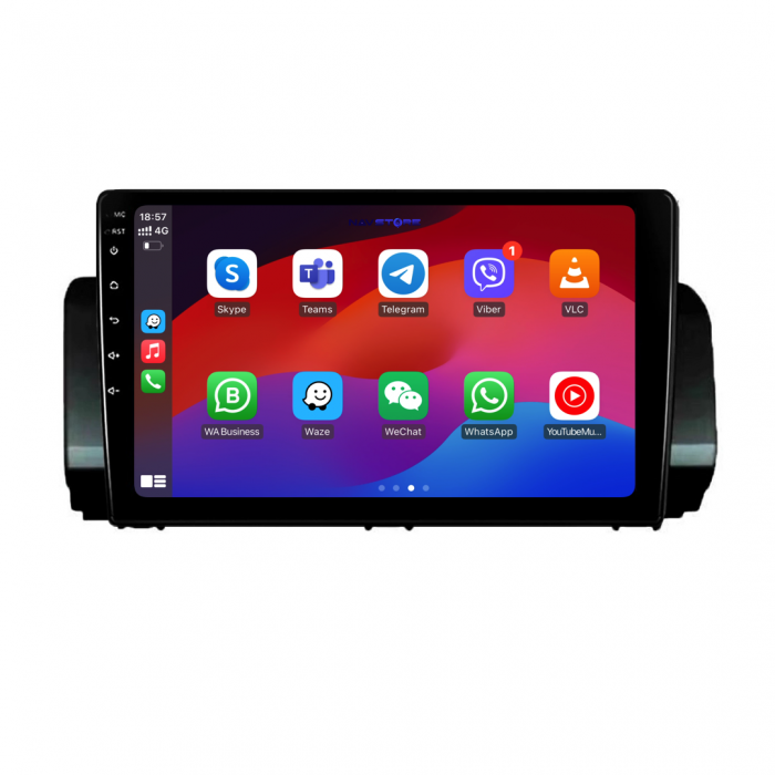 Navigatie Dedicata Dacia Logan/Sandero/Jogger (2021-2023), 9Inch, 6Gb Ram, 128Gb Stocare, Carplay [4]