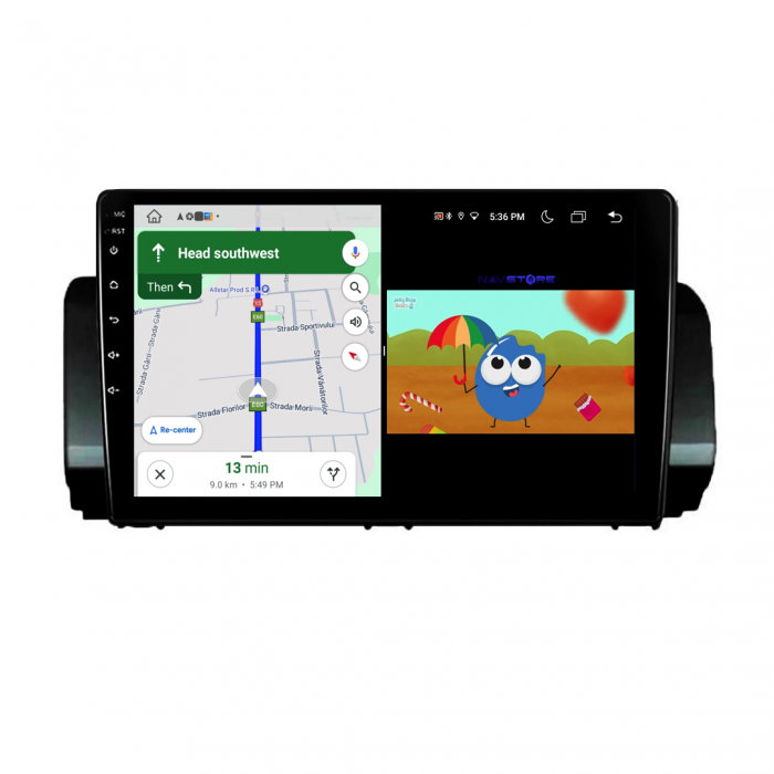 Navigatie Dedicata Dacia Logan/Sandero/Jogger (2021-2023), 9Inch, 8Gb Ram, 256Gb Stocare, Carplay [5]