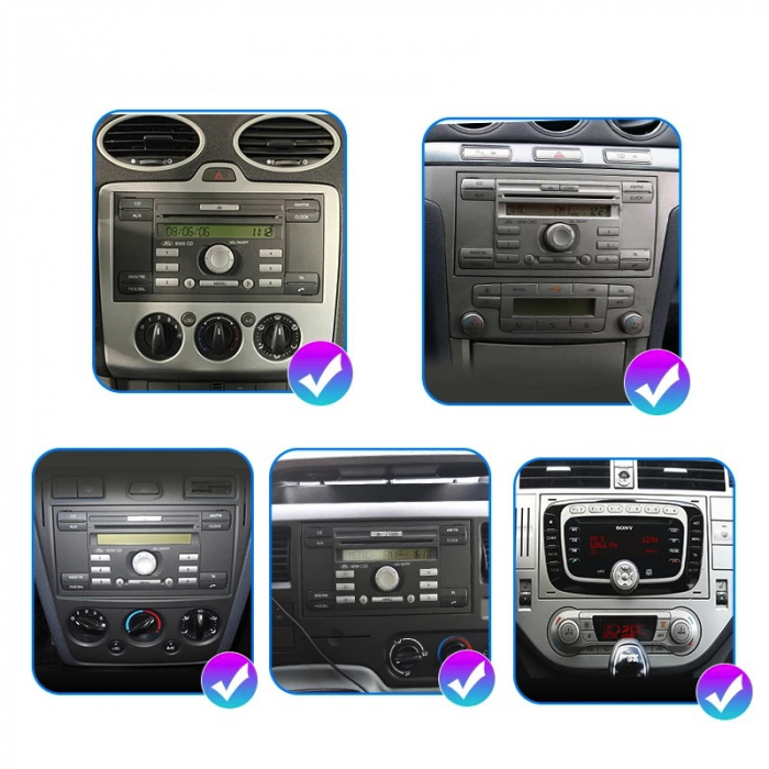 Navigatie Dedicata Ford, 7Inch, 4Gb Ram, 64Gb stocare, Carplay, Argintiu [4]