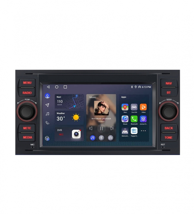 Navigatie Dedicata Ford, 7Inch, 4Gb Ram, 64Gb stocare, Carplay, Negru [3]