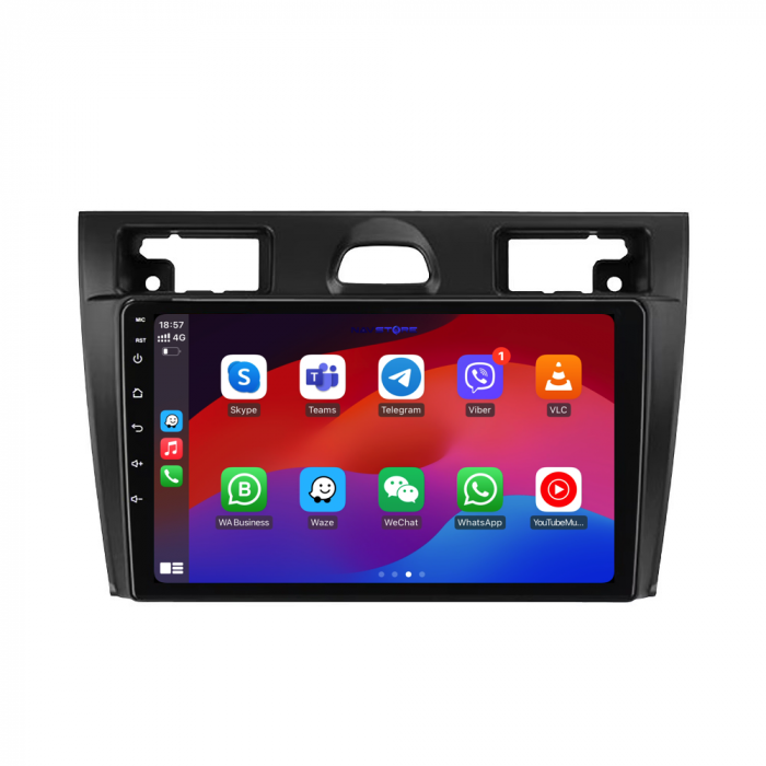 Navigatie Dedicata Ford Fiesta (2006-2011), 9Inch, 6Gb Ram, 128Gb Stocare, Carplay [4]