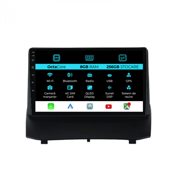 Navigatie Dedicata Ford Fiesta (2009-2017), 9Inch, 8Gb Ram, 256Gb Stocare, Carplay [1]