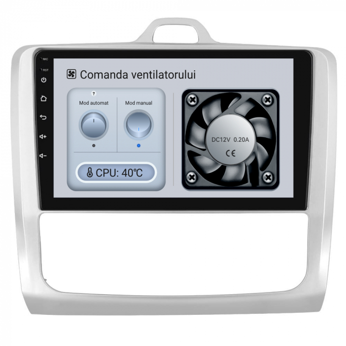 Navigatie Dedicata Ford Focus (2004-2012), 9Inch, 2Gb Ram, 64Gb Stocare, Carplay [5]