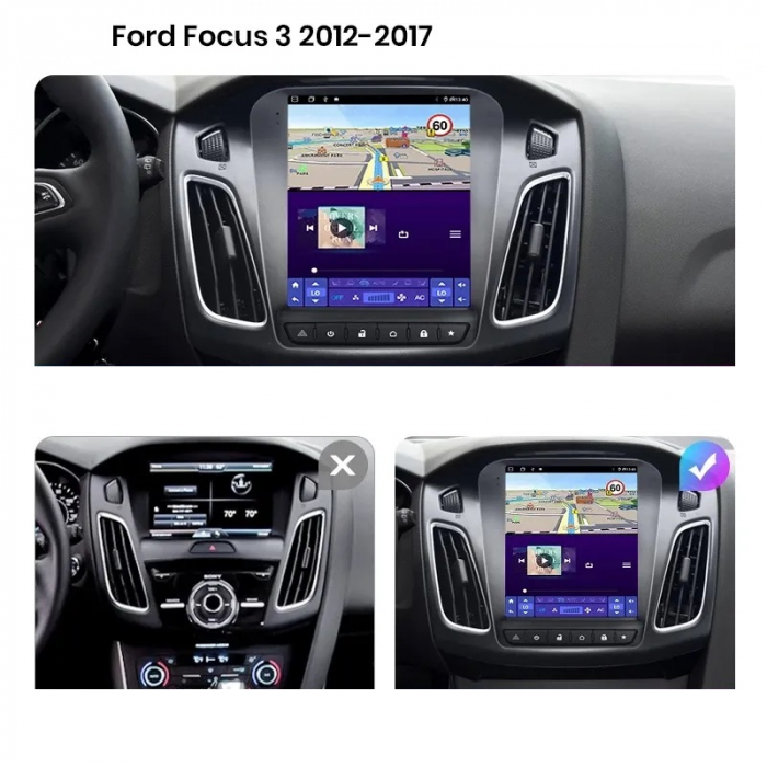 Navigatie Android Dedicata Ford Focus 3 (2011 - 2018)  9.7 Inch, 4Gb Ram, 64Gb stocare, Bluetooth, WiFi, Carplay [6]