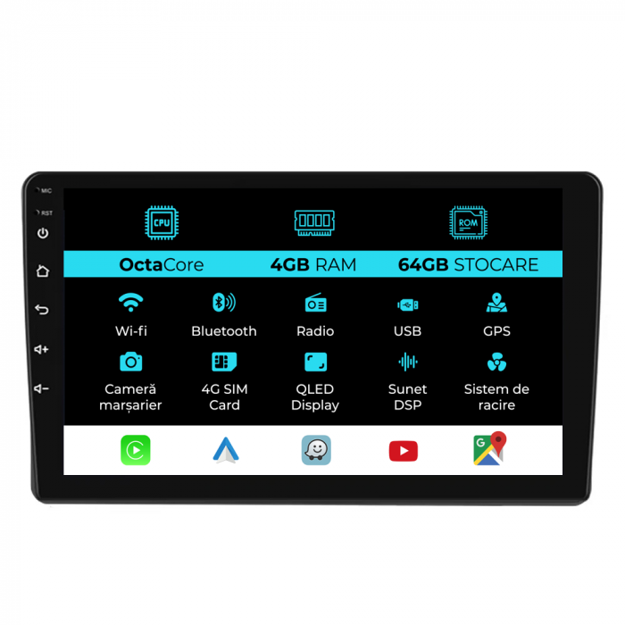 Navigatie Dedicata Ford Focus/Transit (2005-2008), 9Inch, 4Gb Ram, 64Gb Stocare, Carplay [1]