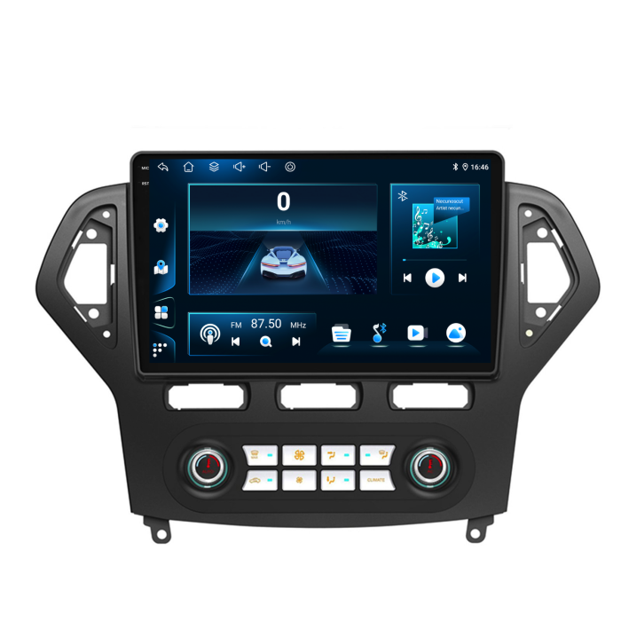 Navigatie Android Dedicata Ford Mondeo (2007-2014), 10Inch, 4Gb Ram, 64Gb Stocare, Carplay - Clima Automata [7]