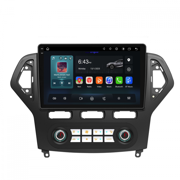 Navigatie Dedicata Ford Mondeo (2007-2014), 10Inch, 6Gb Ram, 128Gb Stocare, Carplay - Clima Automata [5]