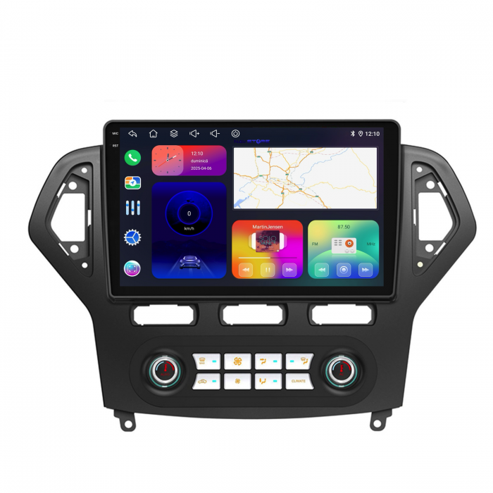 Navigatie Dedicata Ford Mondeo (2007-2014), 10Inch, 6Gb Ram, 128Gb Stocare, Carplay - Clima Automata [6]
