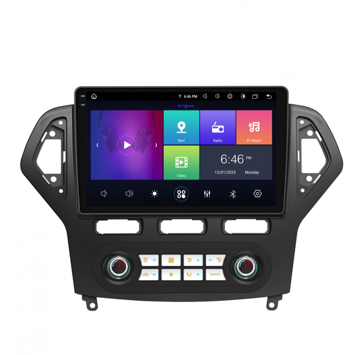 Navigatie Dedicata Ford Mondeo (2007-2014), 10Inch, 6Gb Ram, 128Gb Stocare, Carplay - Clima Automata [8]