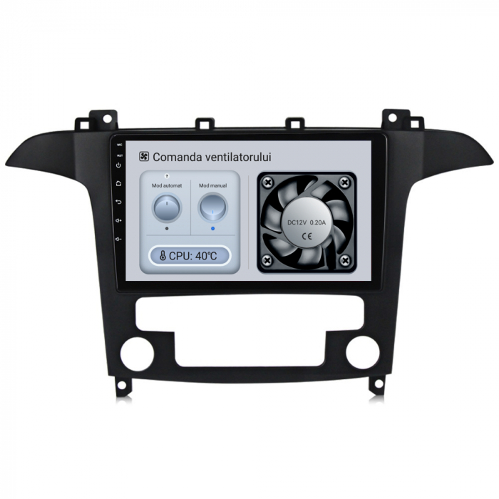 Navigatie Dedicata Ford S-Max (2006 - 2015) 9Inch, 8Gb Ram, 256Gb Stocare, Carplay [6]