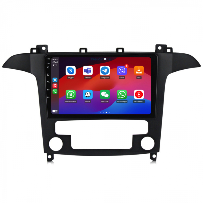 Navigatie Dedicata Ford S-Max (2006 - 2015) 9Inch, 8Gb Ram, 256Gb Stocare, Carplay [4]
