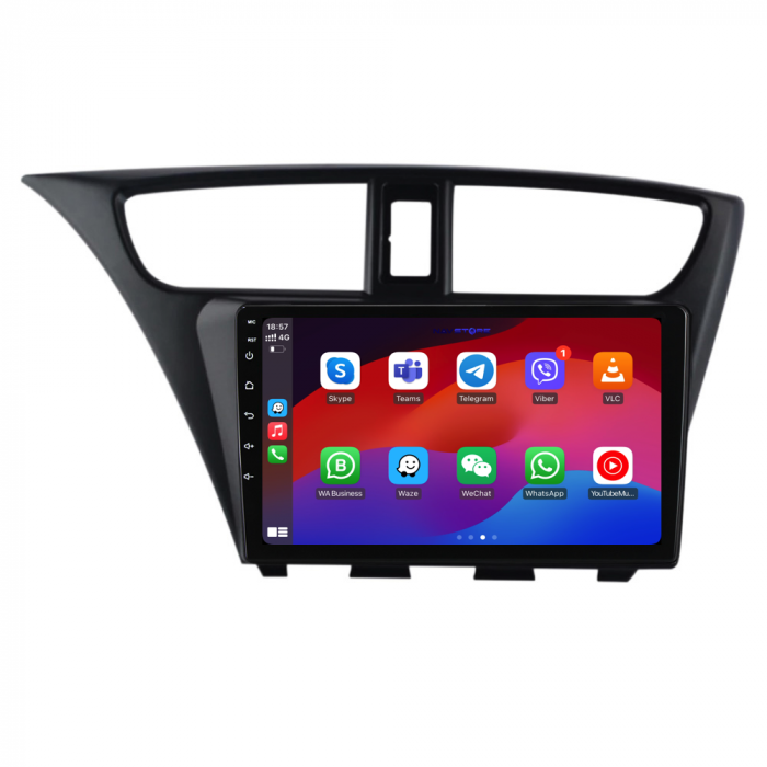 Navigatie Dedicata Honda Civic IX Hachback (2011-2017), 9Inch, 6Gb Ram, 128Gb Stocare, Carplay [4]