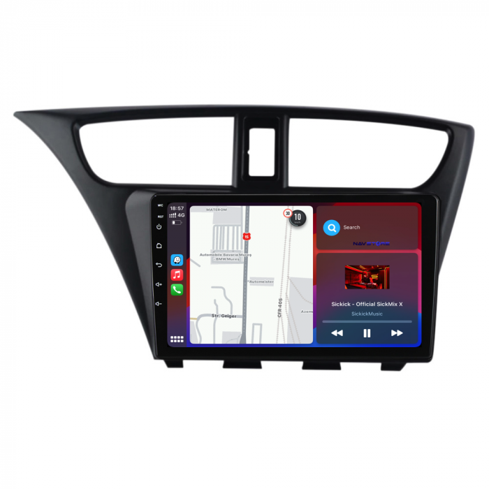 Navigatie Dedicata Honda Civic IX Hachback (2011-2017), 9Inch, 6Gb Ram, 128Gb Stocare, Carplay [3]