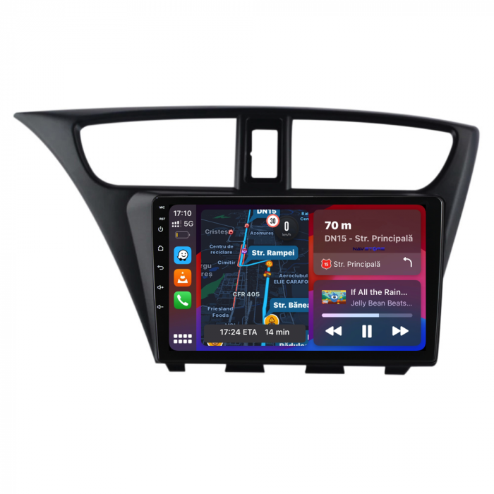 Navigatie Dedicata Honda Civic IX Hachback (2011-2017), 9Inch, 8Gb Ram, 256Gb Stocare, Carplay [2]