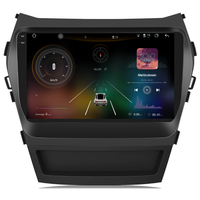 Navigatie Android Dedicata Hyundai IX45 SantaFe (2013-2017), 2K, 12Gb Ram, 256Gb Stocare, Carplay [2]