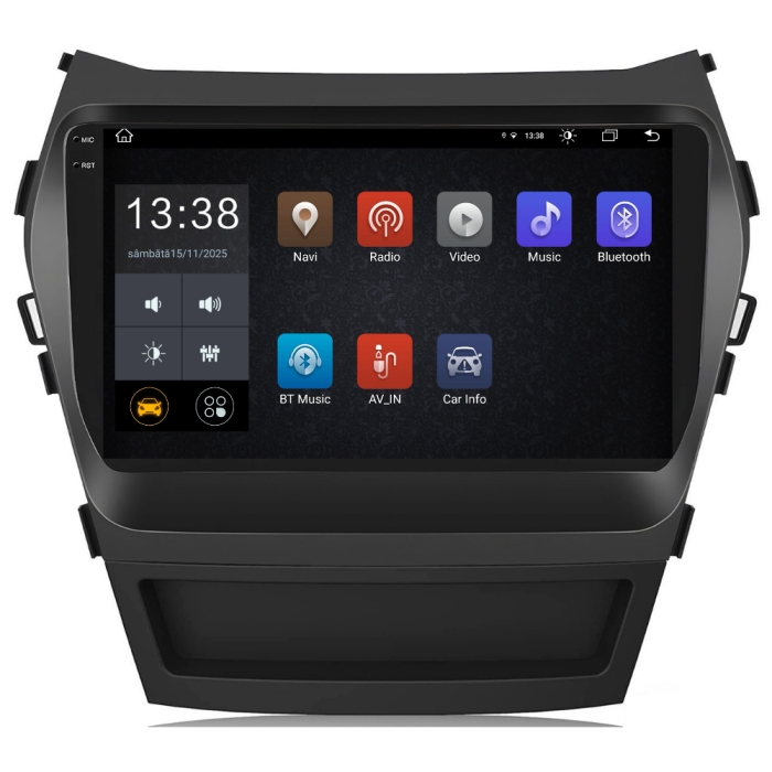 Navigatie Android Dedicata Hyundai IX45 SantaFe (2013-2017), 2K, 4Gb Ram, 64Gb Stocare, Carplay [4]