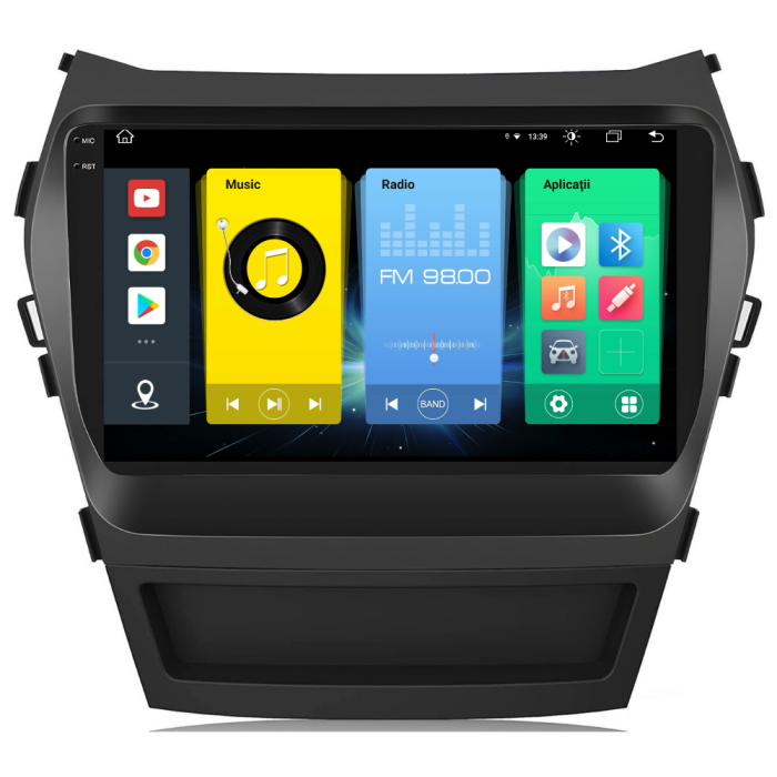 Navigatie Android Dedicata Hyundai IX45 SantaFe (2013-2017), 2K, 8Gb Ram, 256Gb Stocare, Carplay [7]