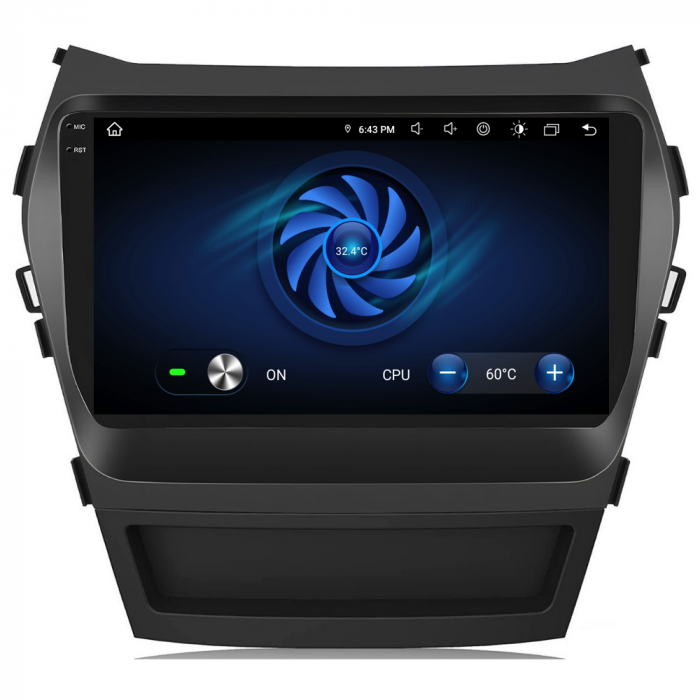 Navigatie Android Dedicata Hyundai IX45 SantaFe (2013-2017), 9Inch, 6Gb Ram, 128Gb Stocare, Carplay [7]