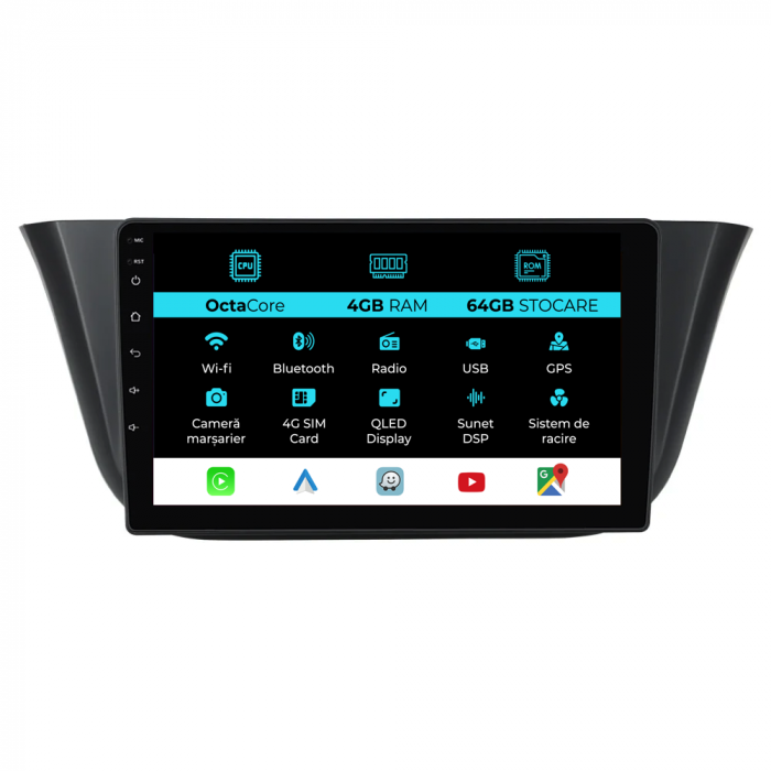 Navigatie Dedicata Iveco Daily (2014-2021), 9Inch, 4Gb Ram, 64Gb Stocare, Carplay [1]