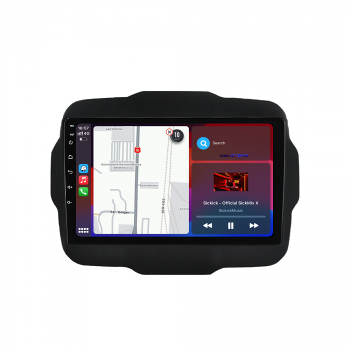 Navigatie Dedicata Jeep Renegade (2016-2020), 9Inch, 2Gb Ram, 64Gb Stocare, Carplay [3]