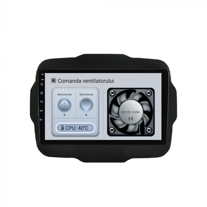Navigatie Dedicata Jeep Renegade (2016-2020), 9Inch, 6Gb Ram, 128Gb Stocare, Carplay [6]