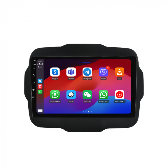 Navigatie Dedicata Jeep Renegade (2016-2020), 9Inch, 6Gb Ram, 128Gb Stocare, Carplay [4]