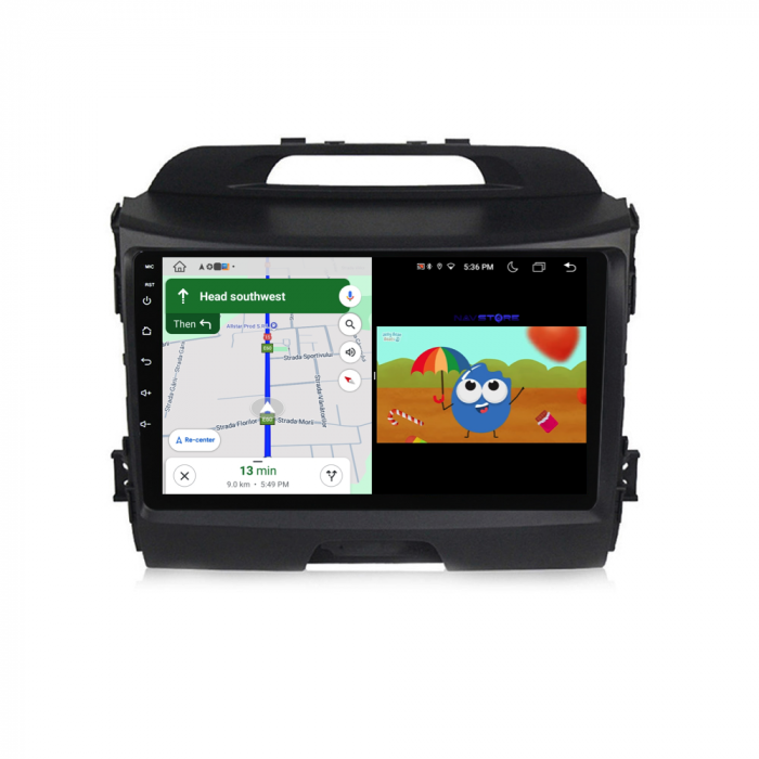 Navigatie Dedicata Kia Sportage (2010 - 2016), 9Inch, 8Gb Ram, 256Gb Stocare, Carplay [5]