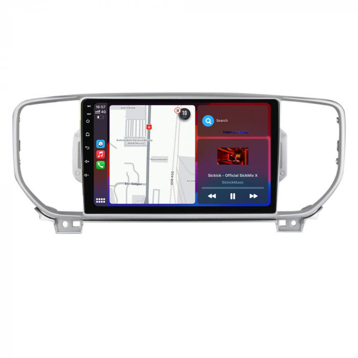 Navigatie Dedicata Kia Sportage (2016-2020), 9Inch, 6Gb Ram, 128Gb Stocare, Carplay [3]