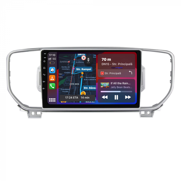 Navigatie Dedicata Kia Sportage (2016-2020), 9Inch, 6Gb Ram, 128Gb Stocare, Carplay [2]